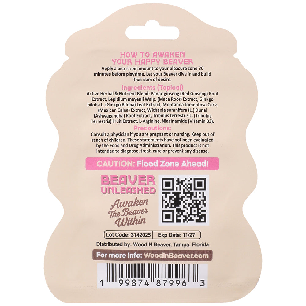 Wood In Beaver Beaver Boost Cream For Her 1.5g 1pk