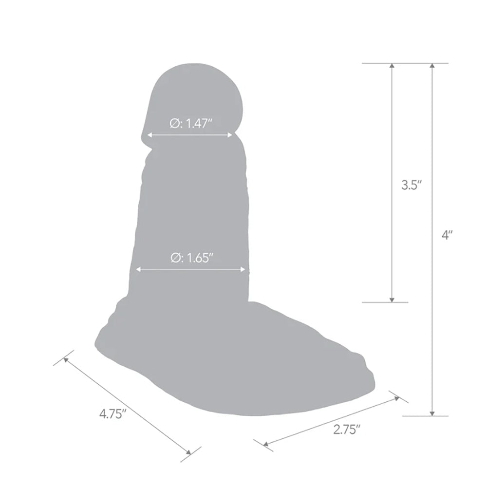 4" Super Real Penis Extension Sleeve With Ball Constriction Loop