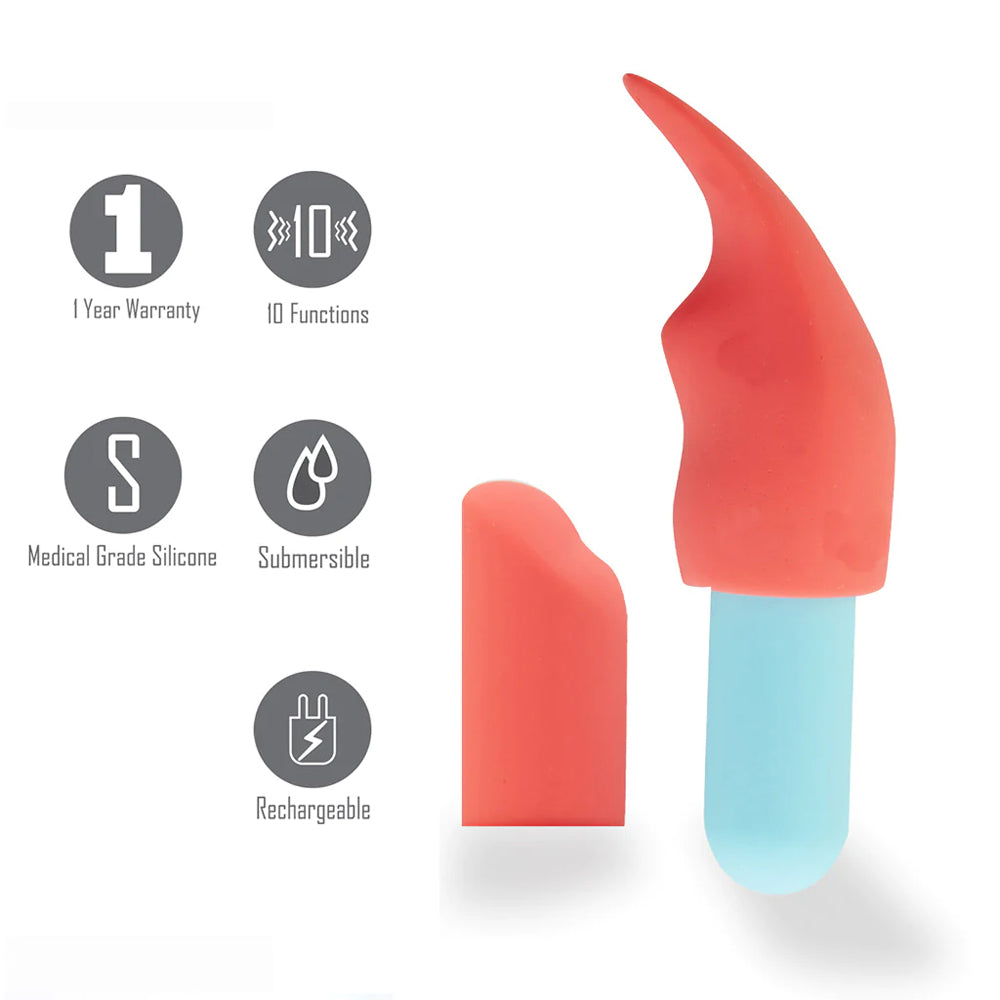 Maia Sydney USB Rechargeable Mini Bullet with 2 Silicone Sleeves