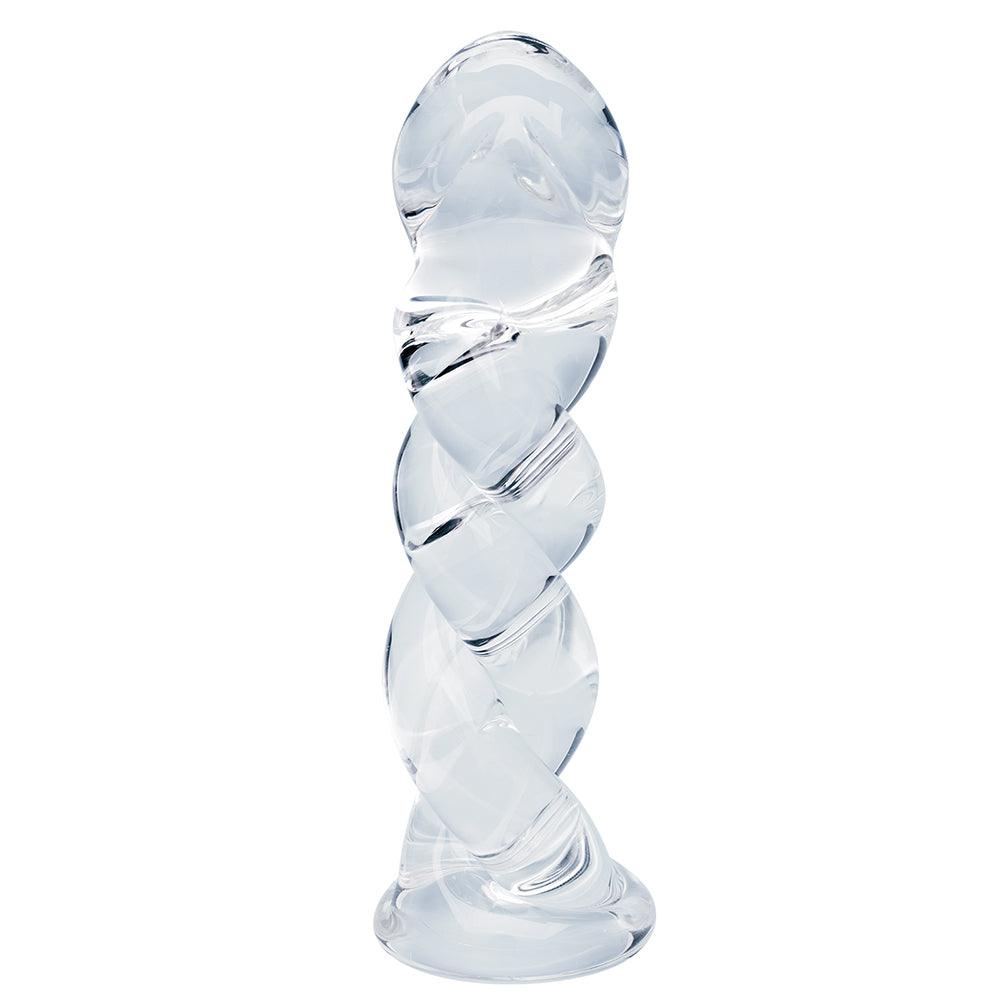 Clarity Glass Dildo Seraphic Braid