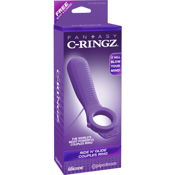 Fantasy C-Ringz Ride N' Glide Couples Ring Purple