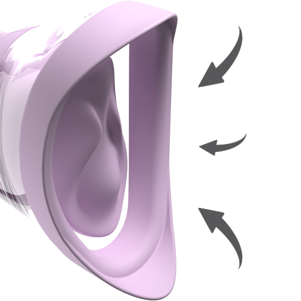 Fantasy For Her Veloura Touch Pleasure Pump Purple