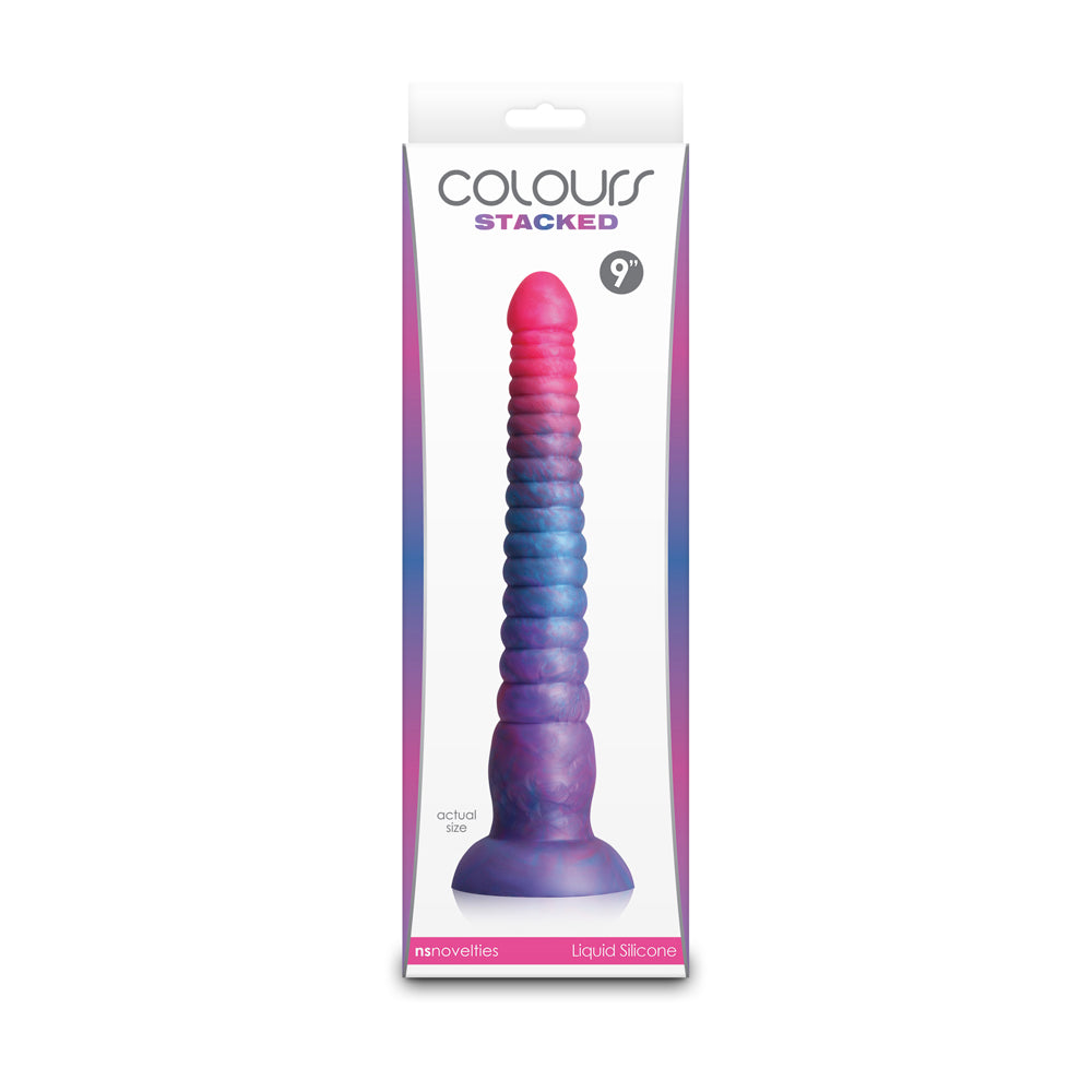 Colours Stacked 9" Dildo
