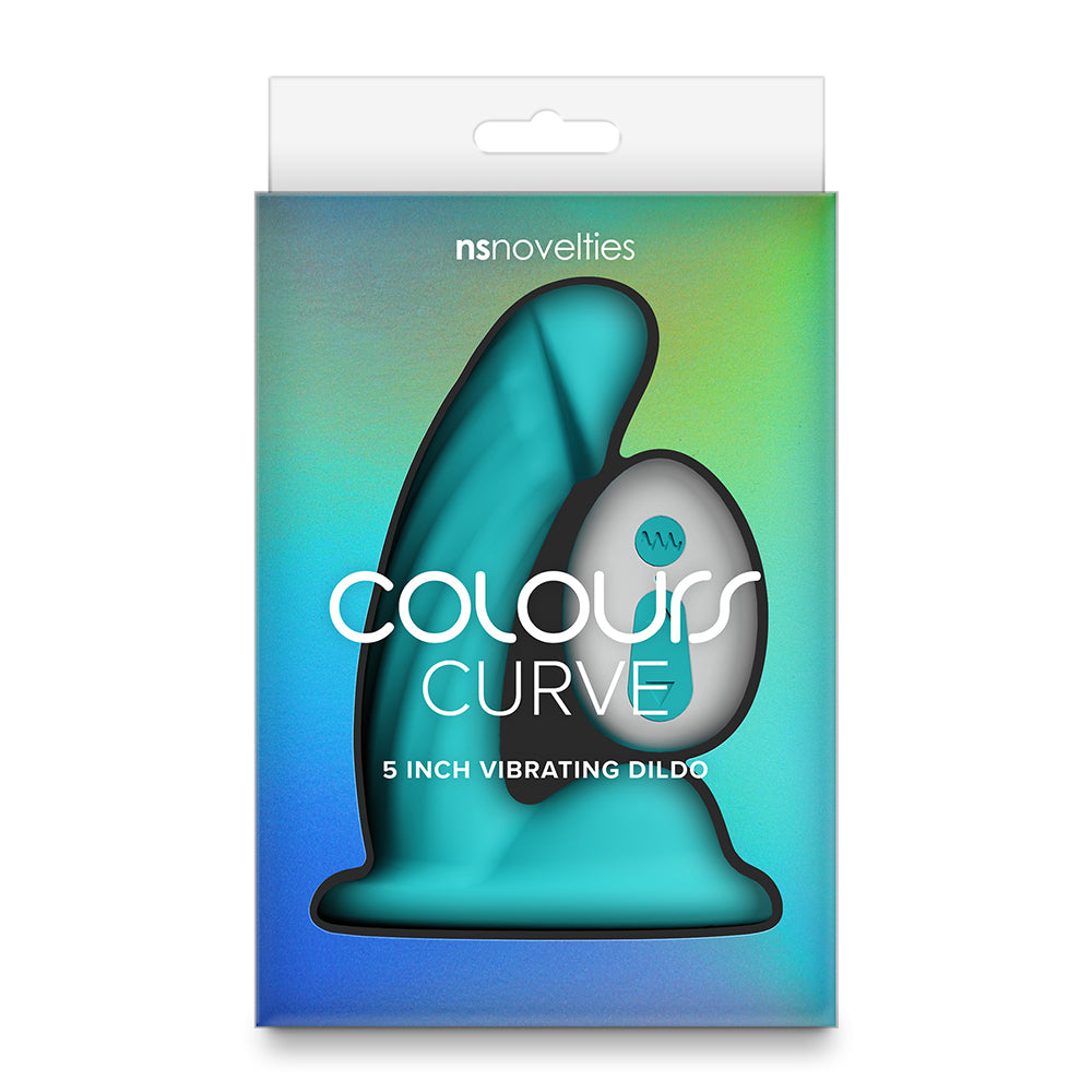 Colours Curve Vibrating 5" Dildo
