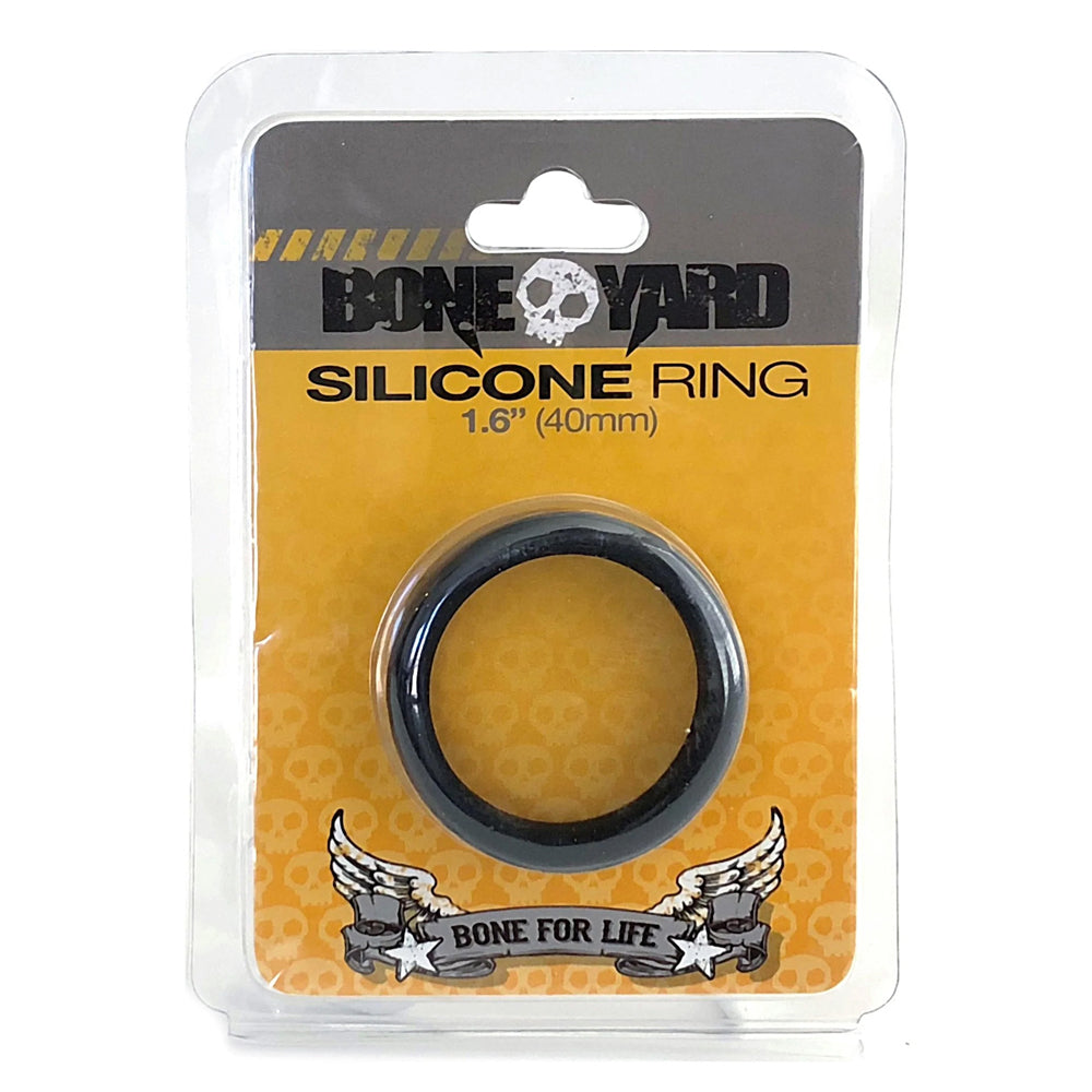 Boneyard Silicone Ring 40Mm Black