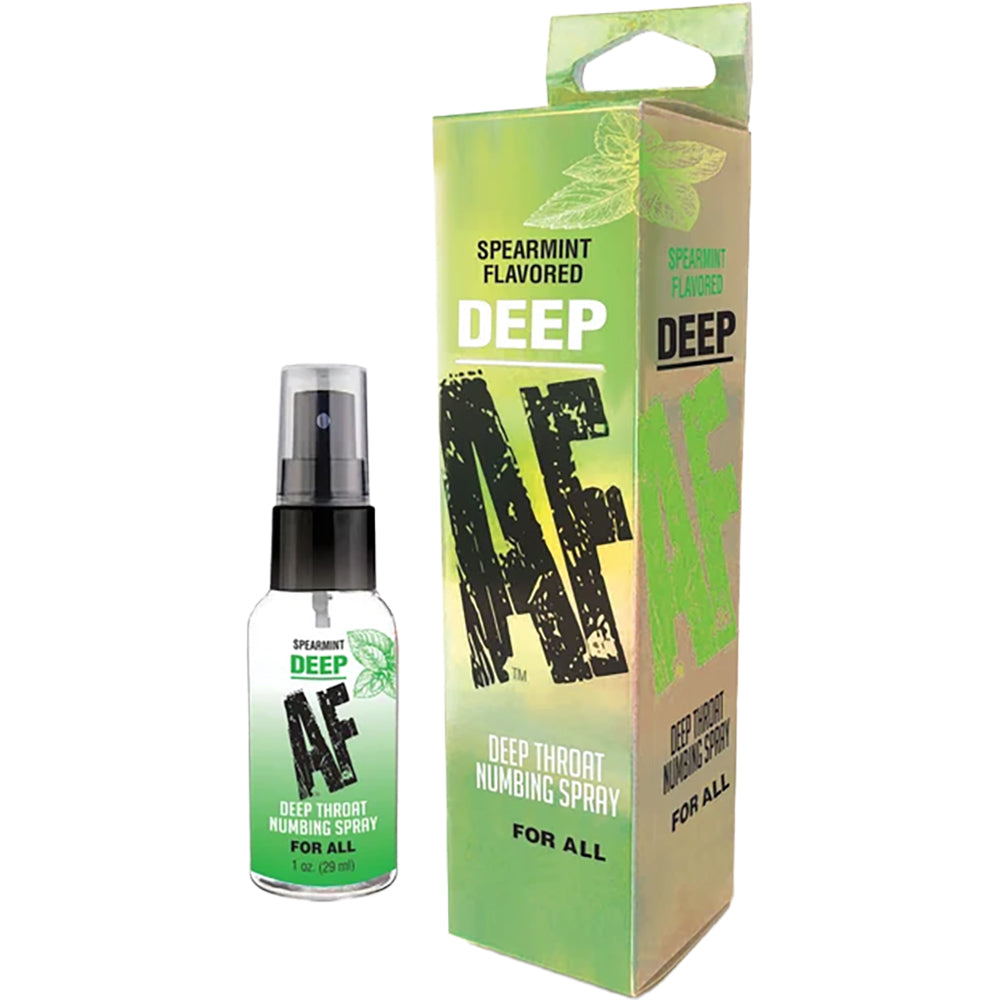 Deep AF Numbing Throat Spray Mint 1 oz.