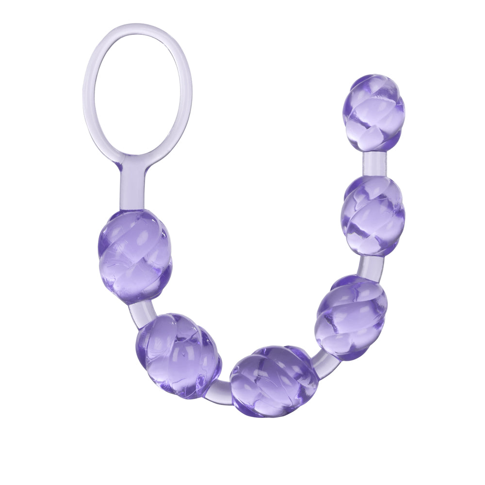 Swirl Pleasure Beads Purple