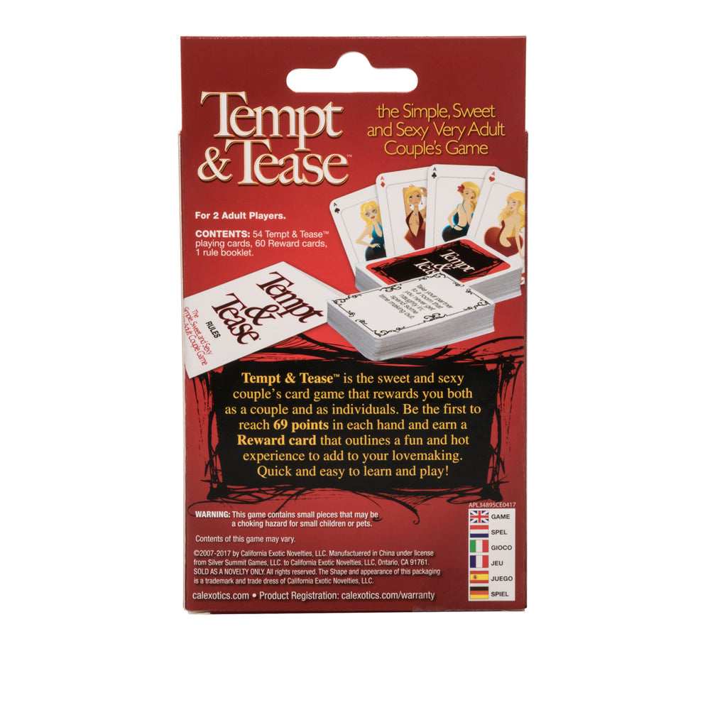 Tempt & Tease Game Print