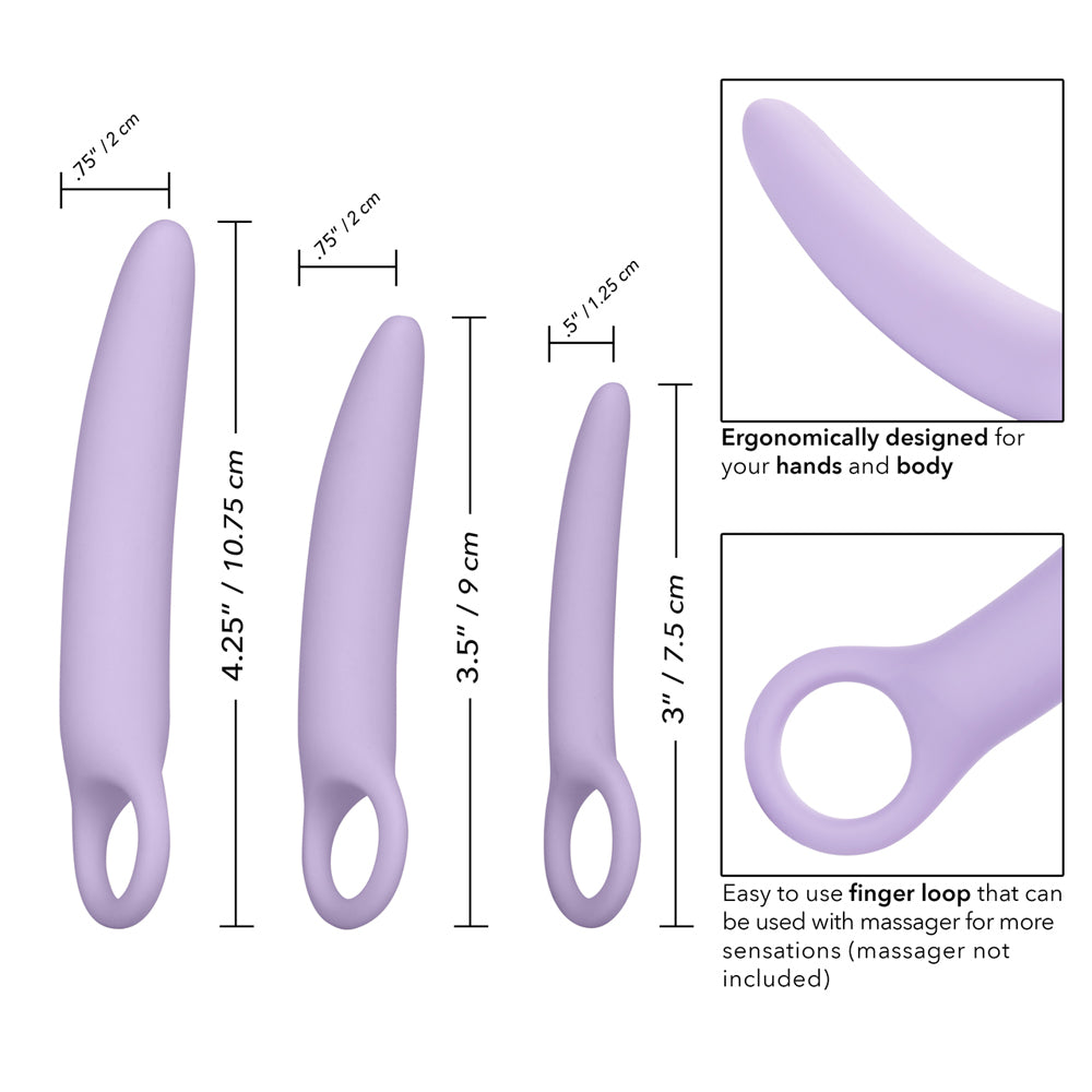 Dr. Laura Berman Alena Set Of 3 Silicone Dilators
