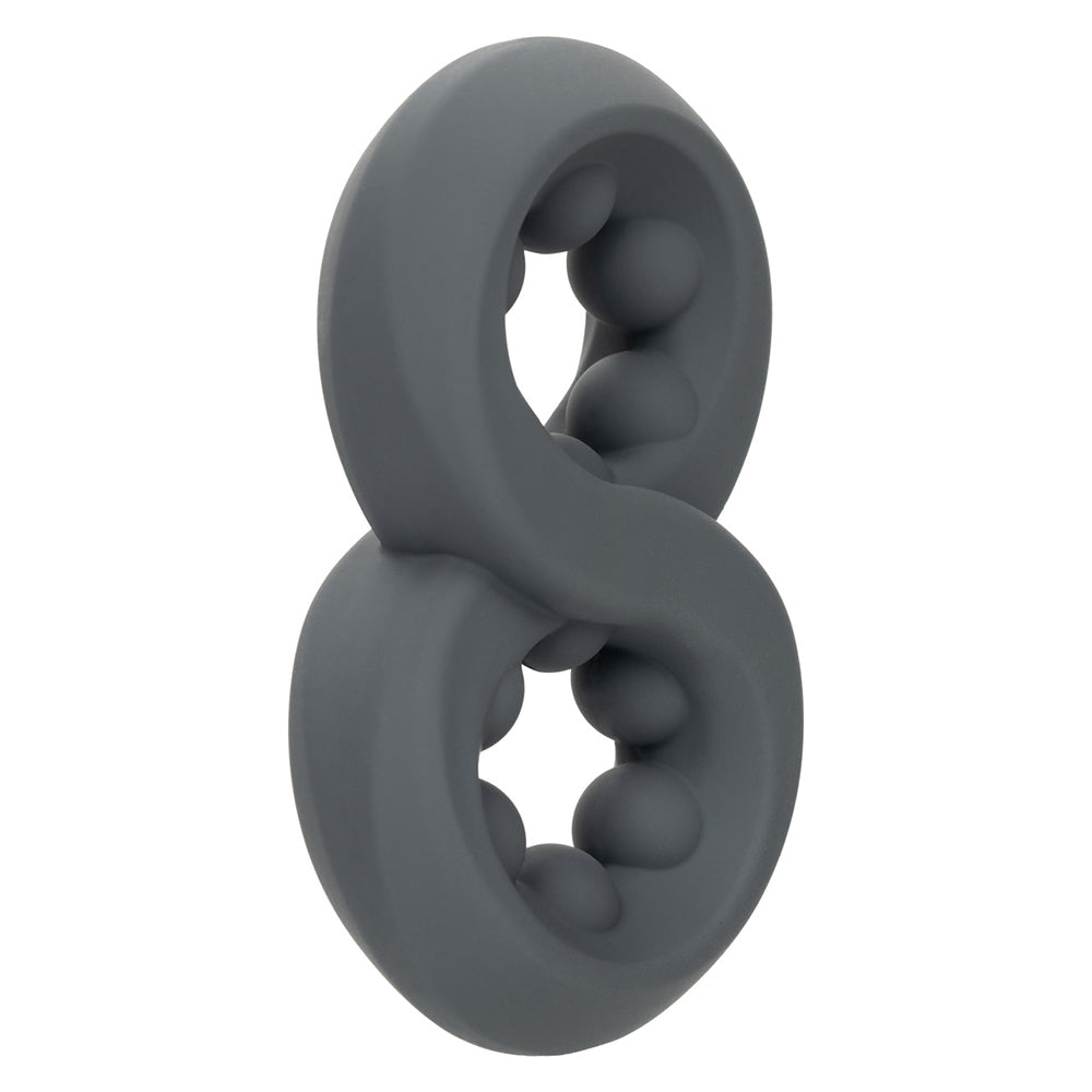 Alpha Liquid Silicone Beaded Crazy-8 Ring