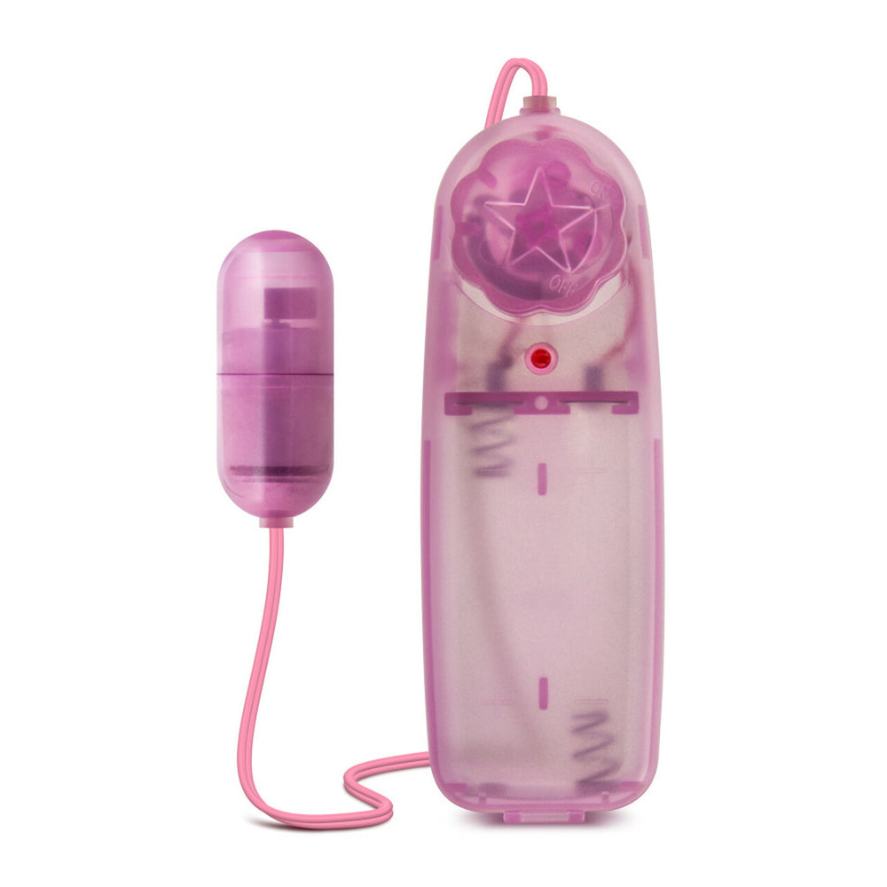 B Yours Silver Bullet Mini Frosted Pink Controller