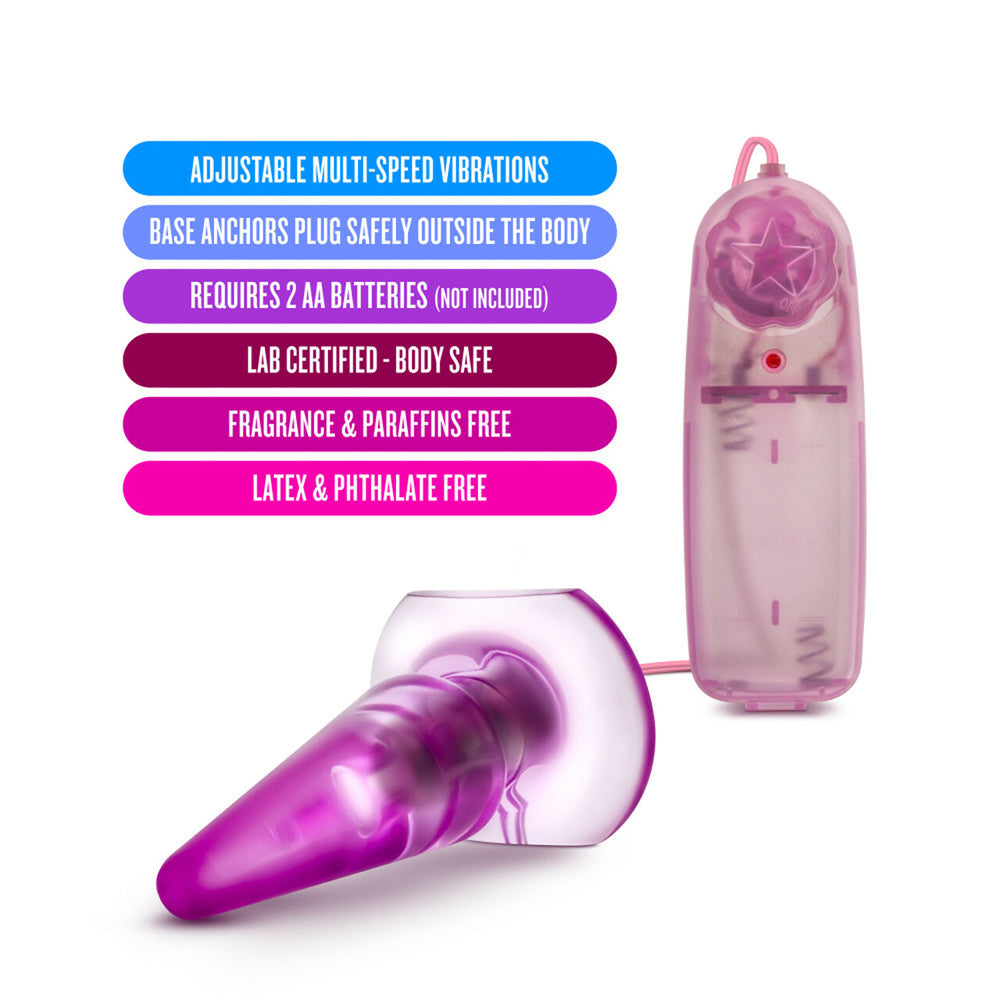 B Yours Basic Anal Pleaser Vibrating Pink