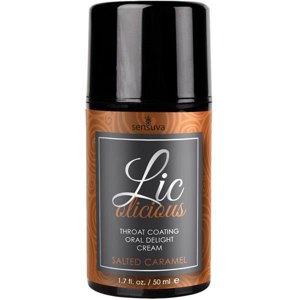 Sensuva Lic-O-Licious Salted Caramel Oral Delight Cream 1.7 oz.