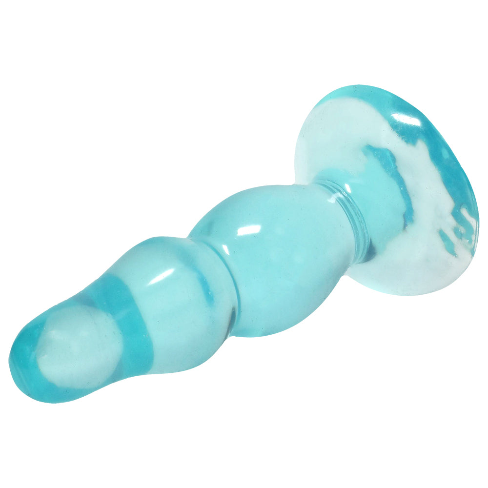 Crystal Jellies Novice Pop Plug 4 Inch Teal