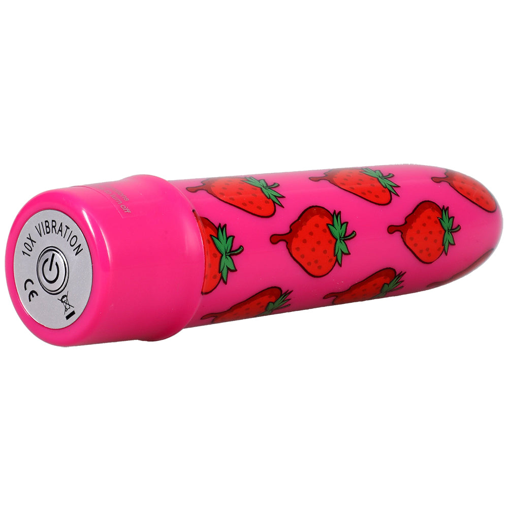 Goodhead Buzz Buddies 5 Inch Multi-Speed Vibe Strawberries Hot Pink