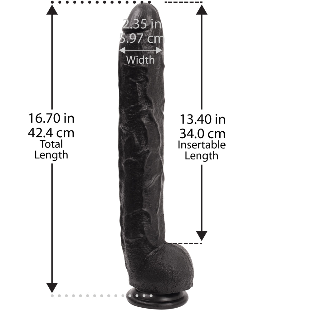 Dick Rambone Cock - 17" Black