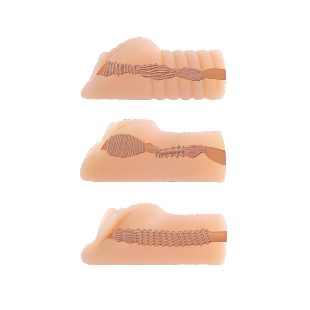 Always Horny Masturbators 3 Pack Pocket Size Strokers White