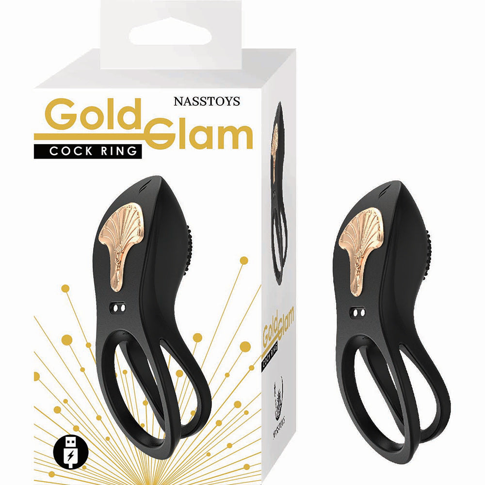 Gold Glam Cockring