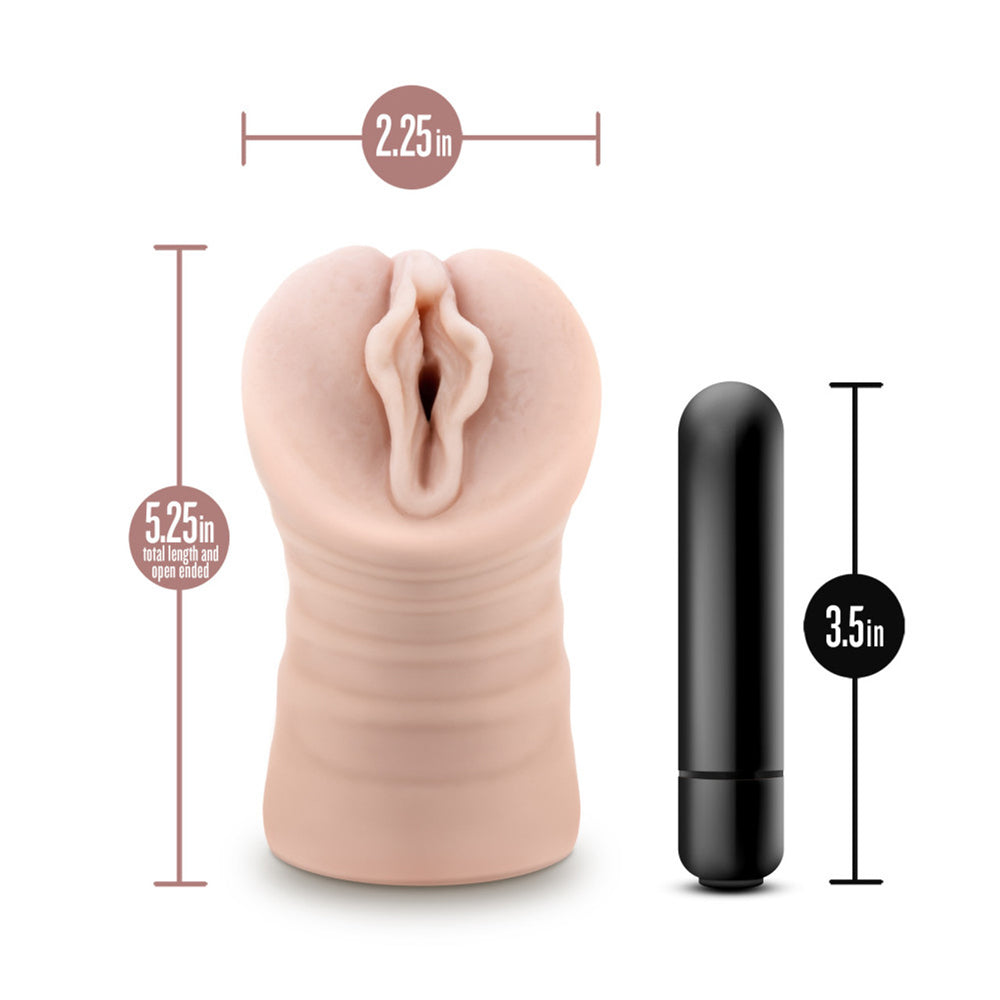 EnLust Vibrating Stroker Destini-Beige