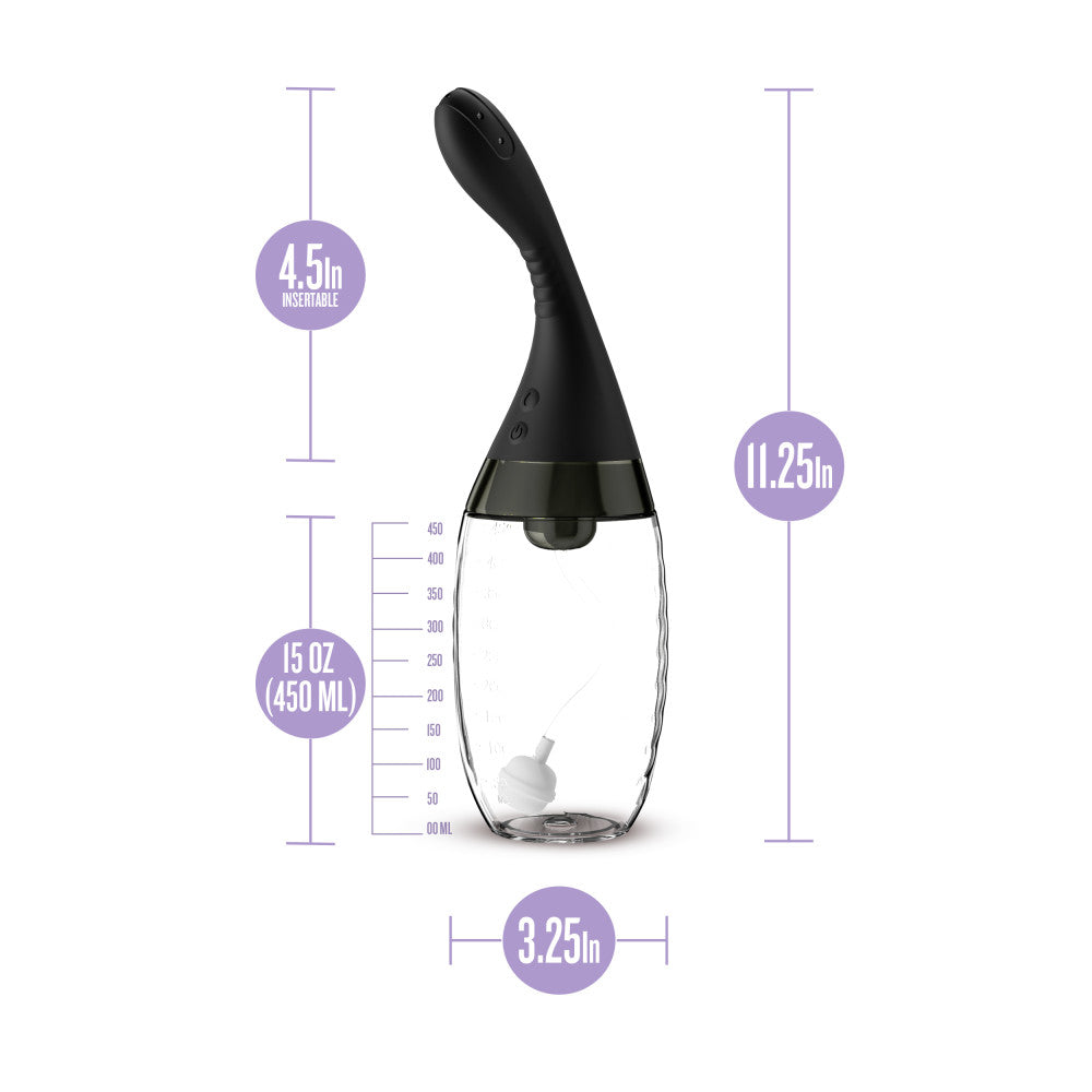 Anal Adventures Platinum Aqua Jet Black