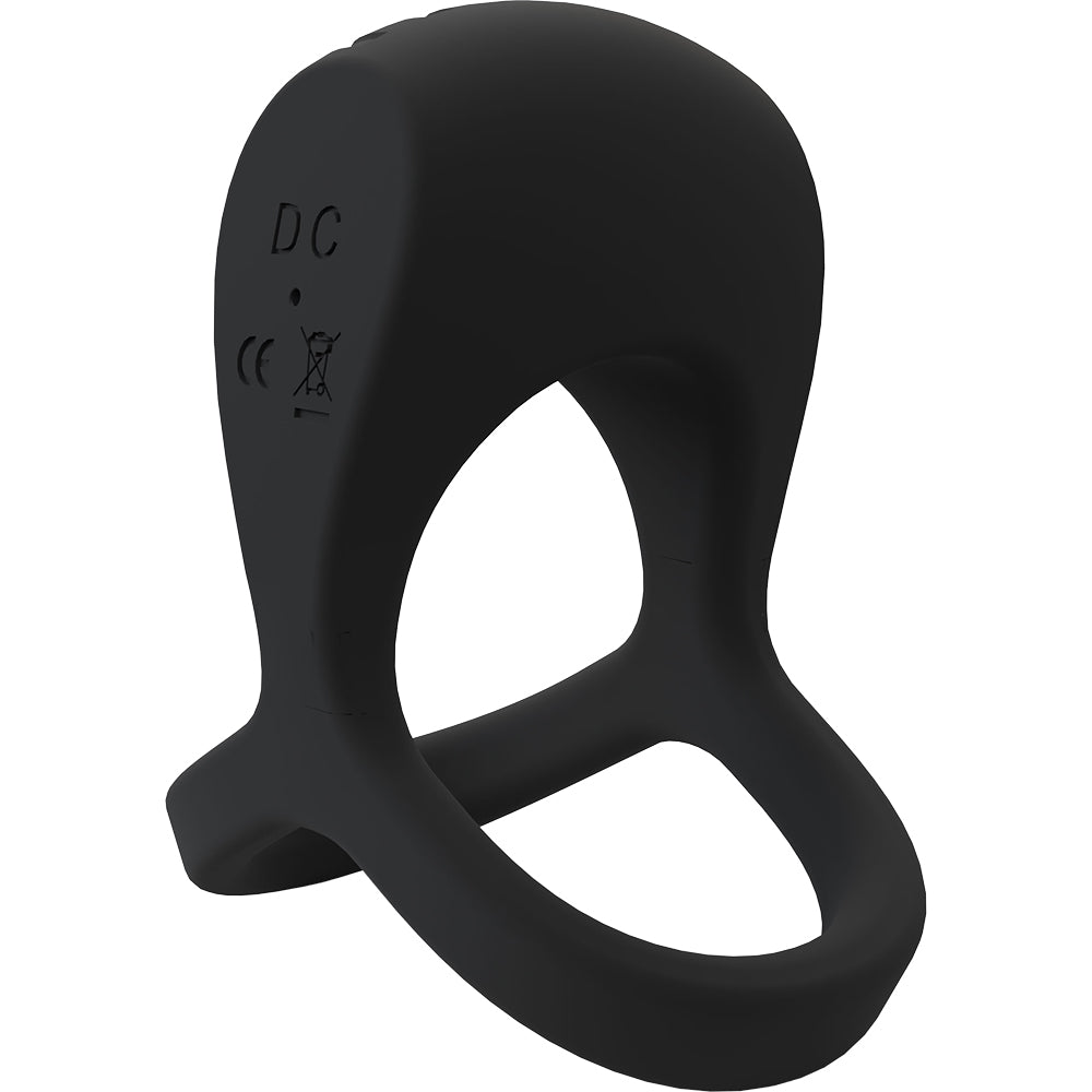 Screaming O Big O Pro Strapped Vibrating Ring Black