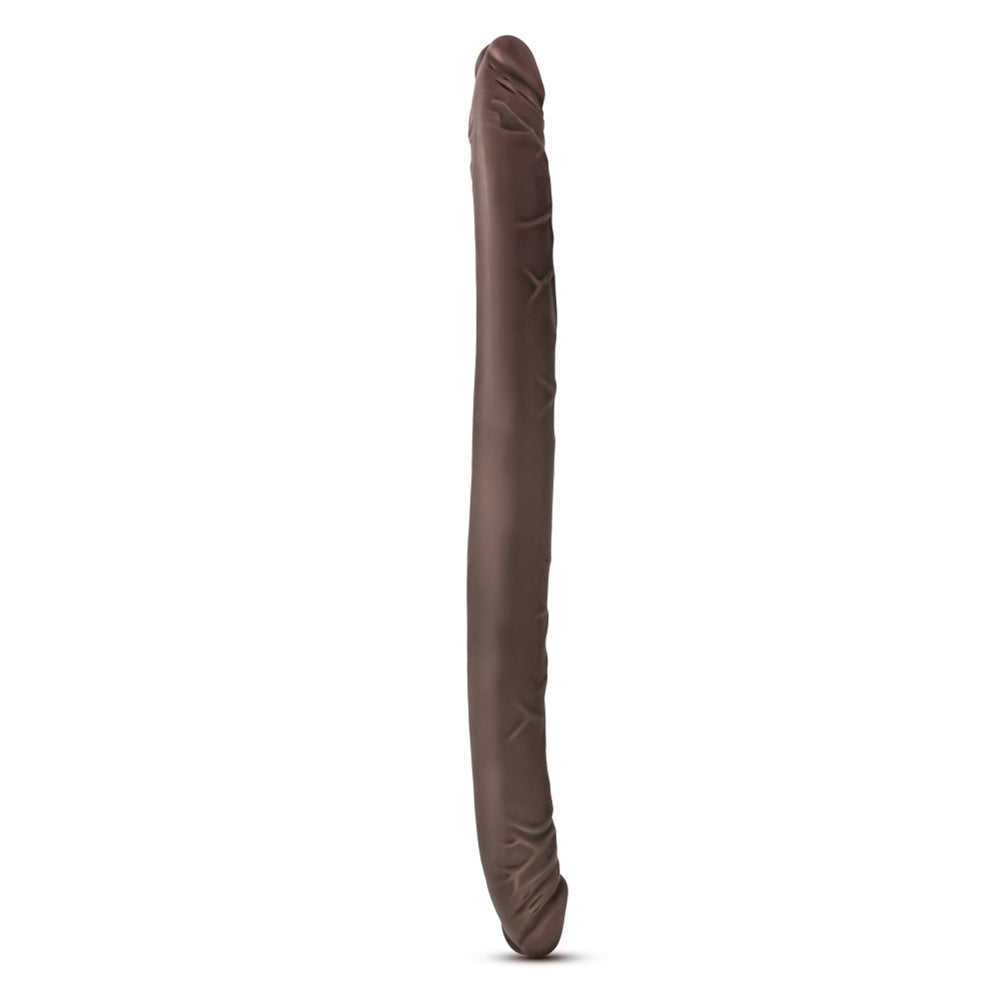 Dr. Skin 16" Double Dildo Chocolate