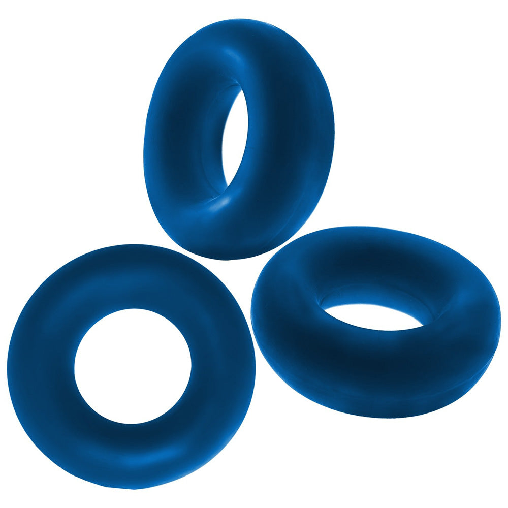 Fat Willy 3-Pack Jumbo Cockrings Space Blue