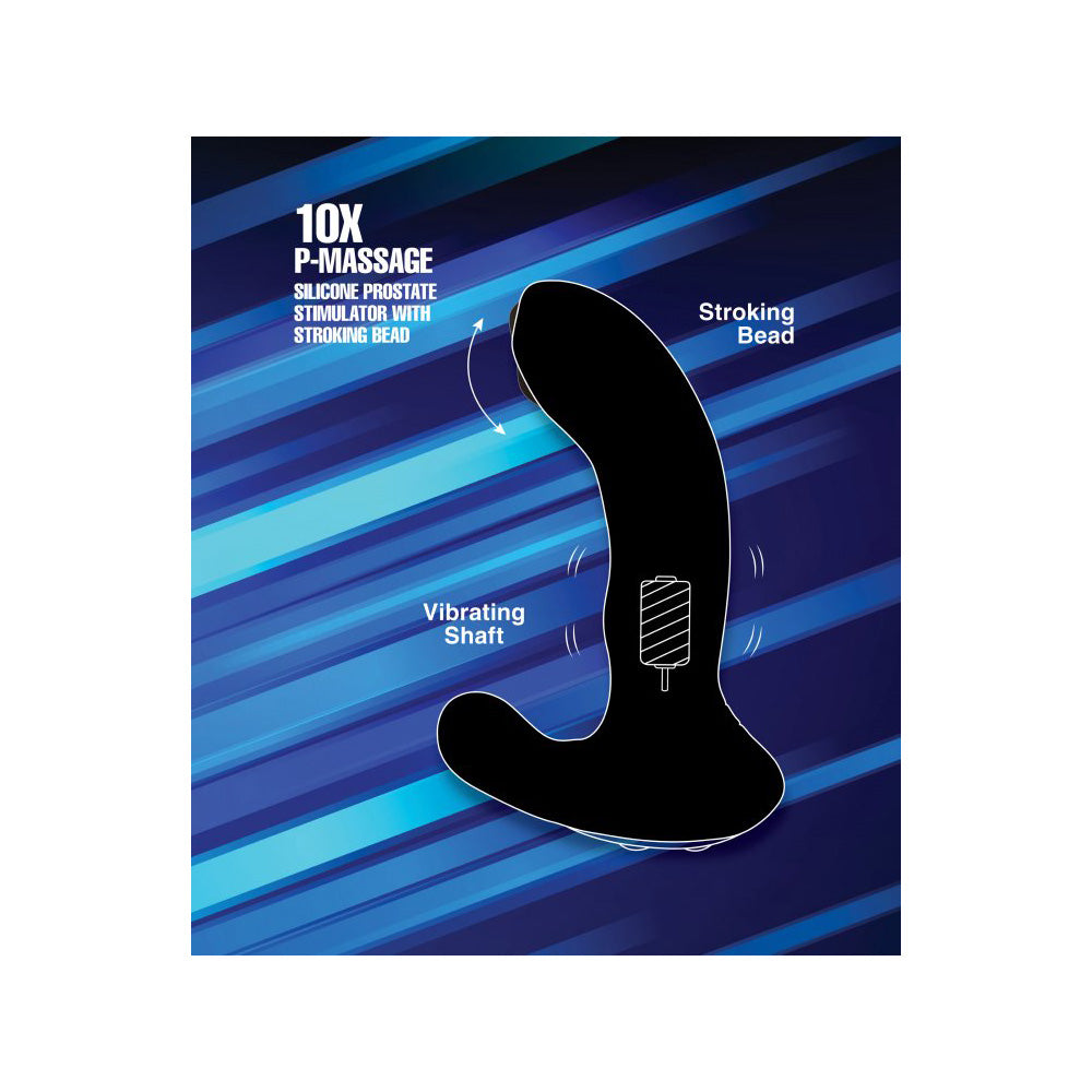 Alpha-Pro 10X P-Massage Moving Bead Prostate Stimulator