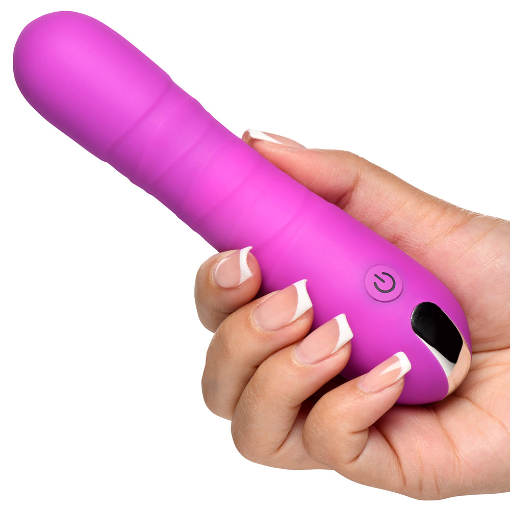 Bang! Thrusting Silicone Dildo Purple