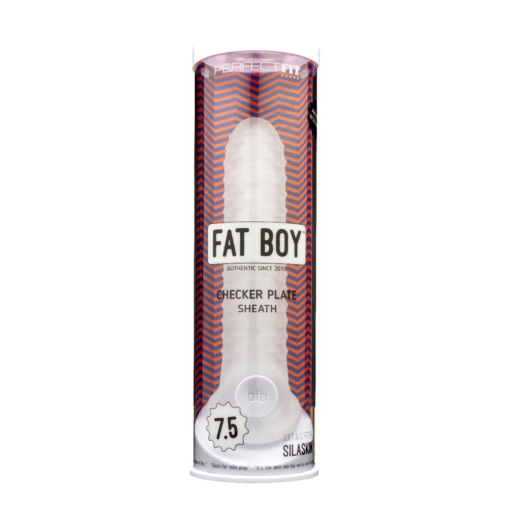 Fat Boy Checker Plate Sheath Clear