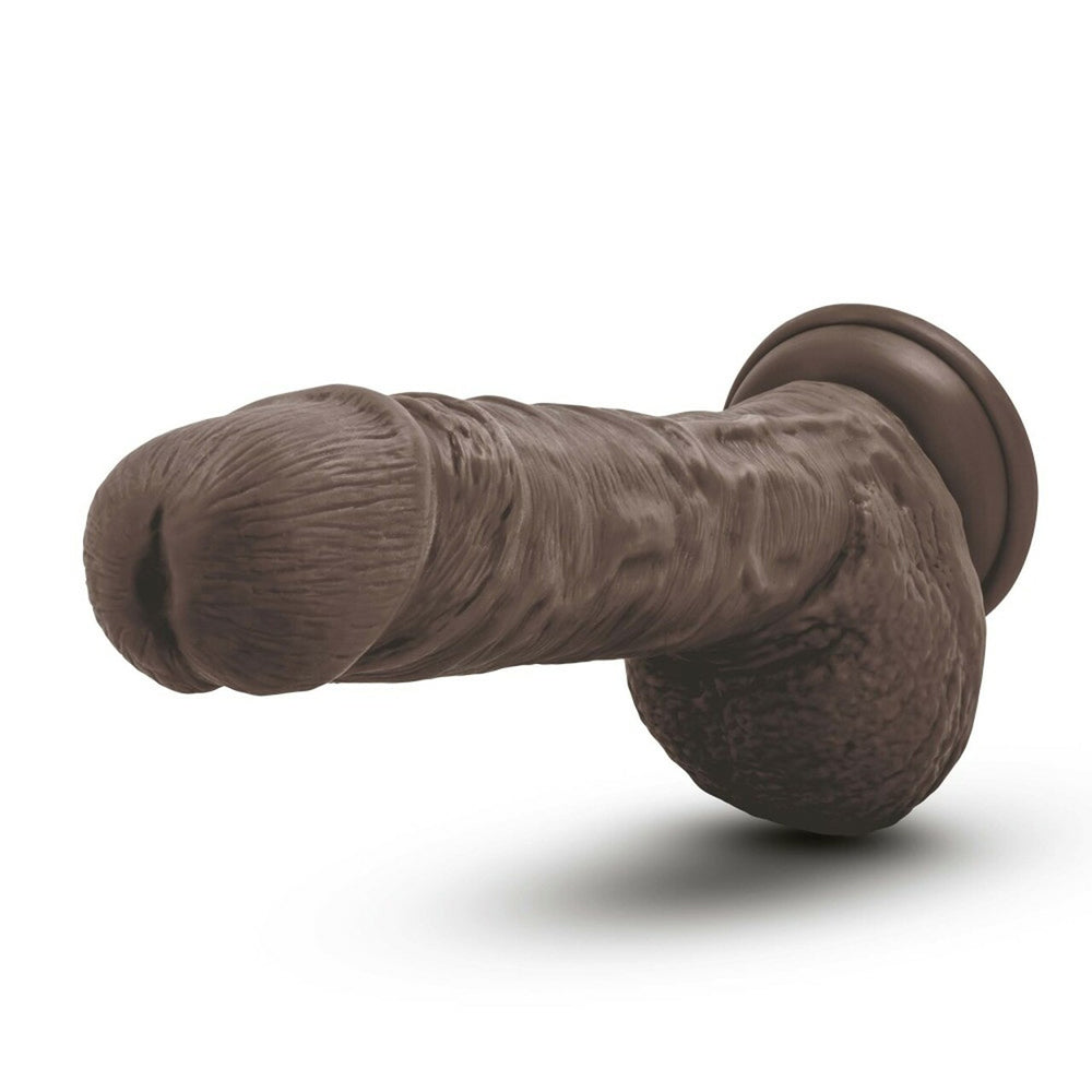 Au Naturel 9" Sensa Feel Dildo Chocolate