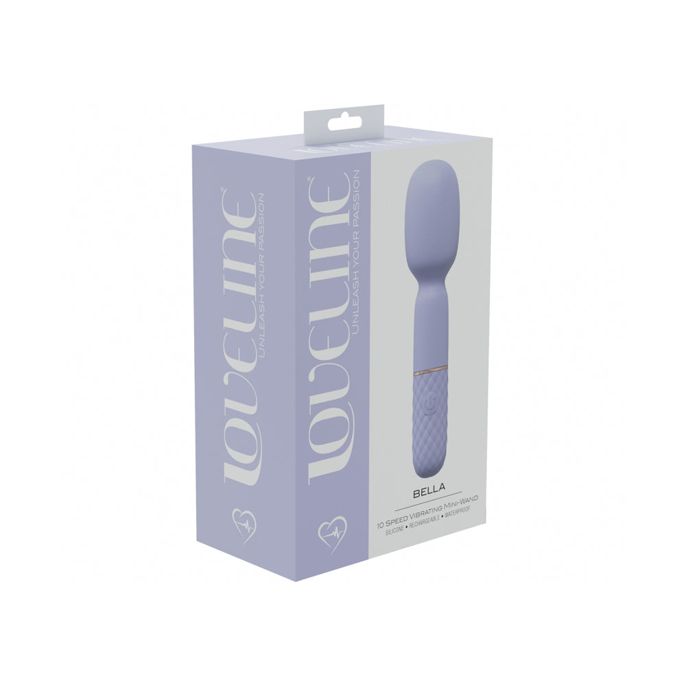 Bella 10 Speed Vibrating Mini-Wand Silicone Rechargeable Waterproof