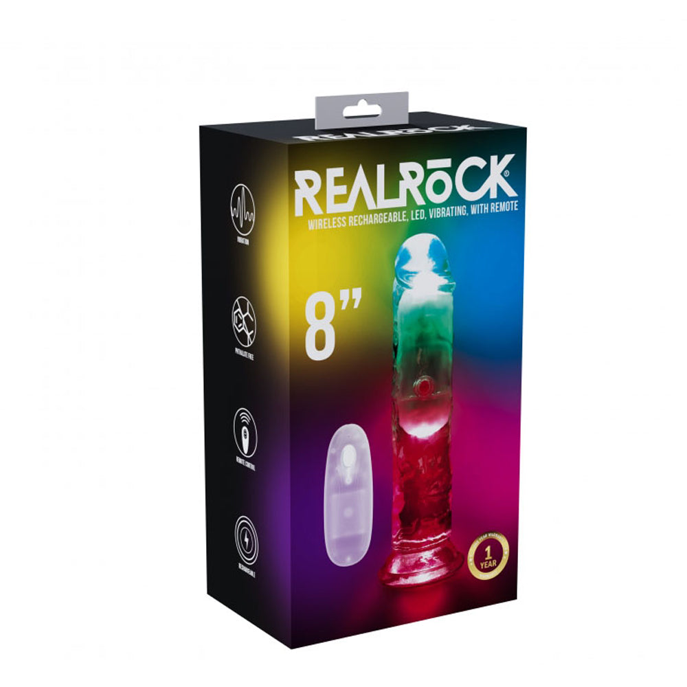 Realrock Led Vibrating Dildo No Balls