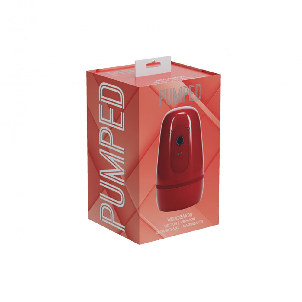 Pumped Vibrobator Masturbator Metallic