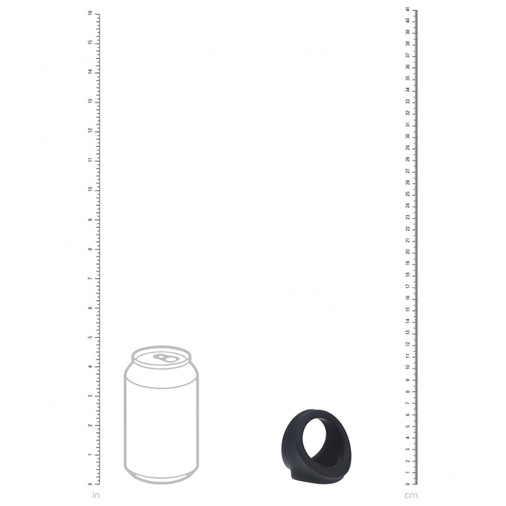 Levelz Silicone Cock & Ball Harness Black