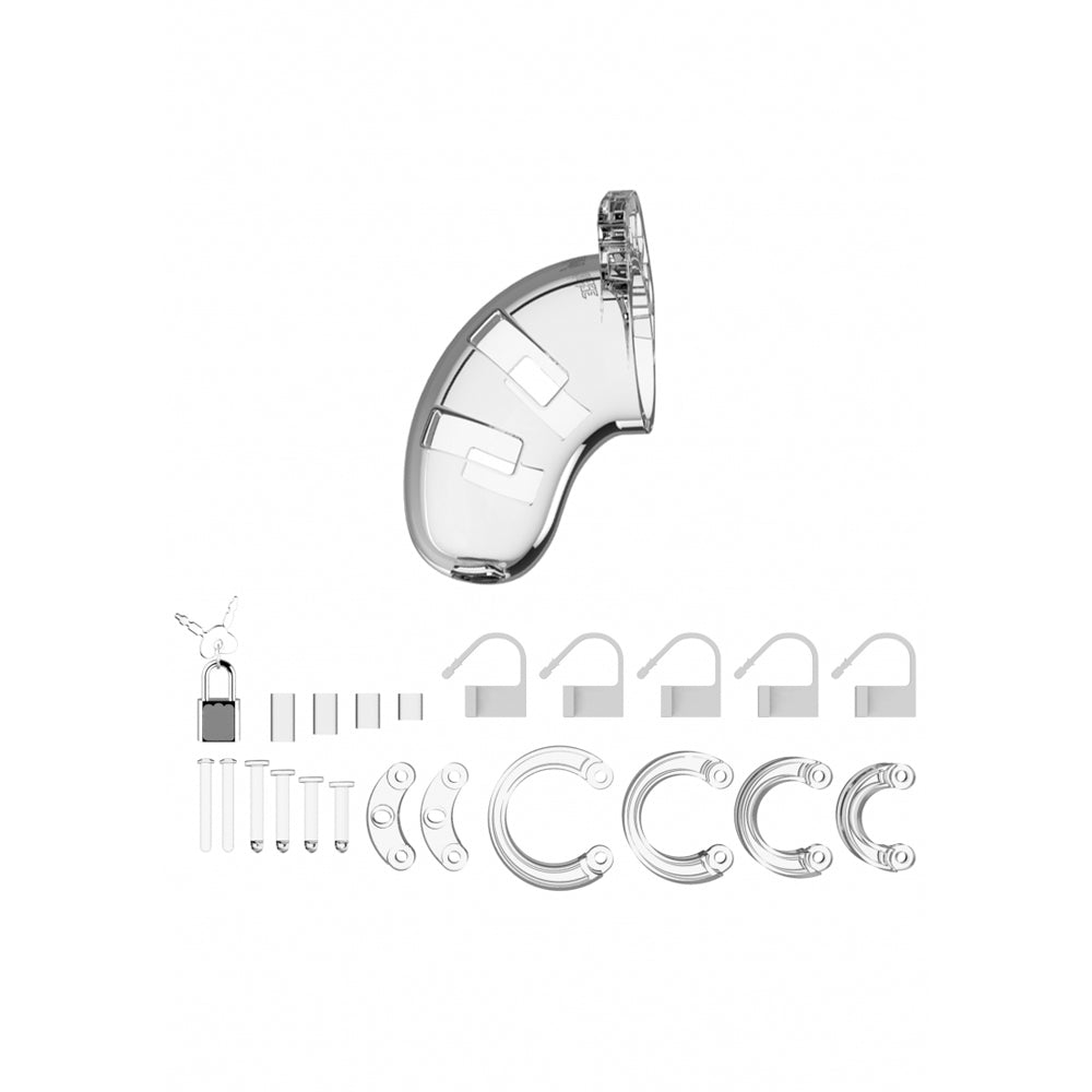 Mancage Model 01 Chastity 3.5'' Cock Cage Clear