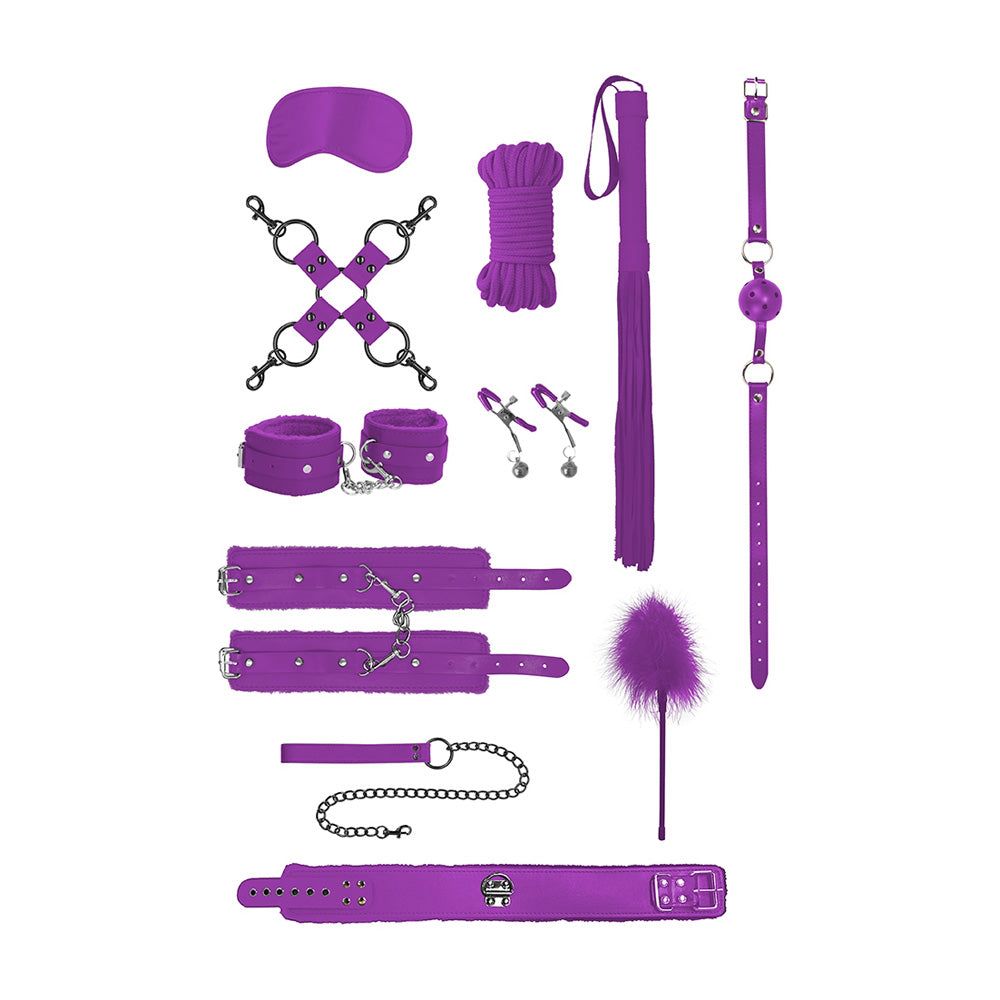 Ouch! Intermediate Bondage Kit Purple