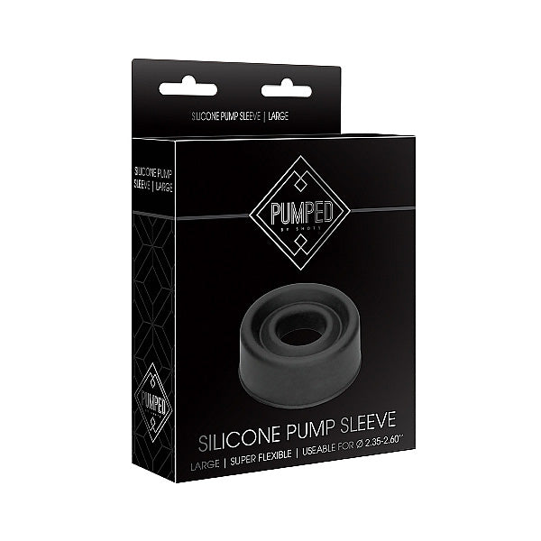 Shots Pumped Silicone Pump Sleeve Black