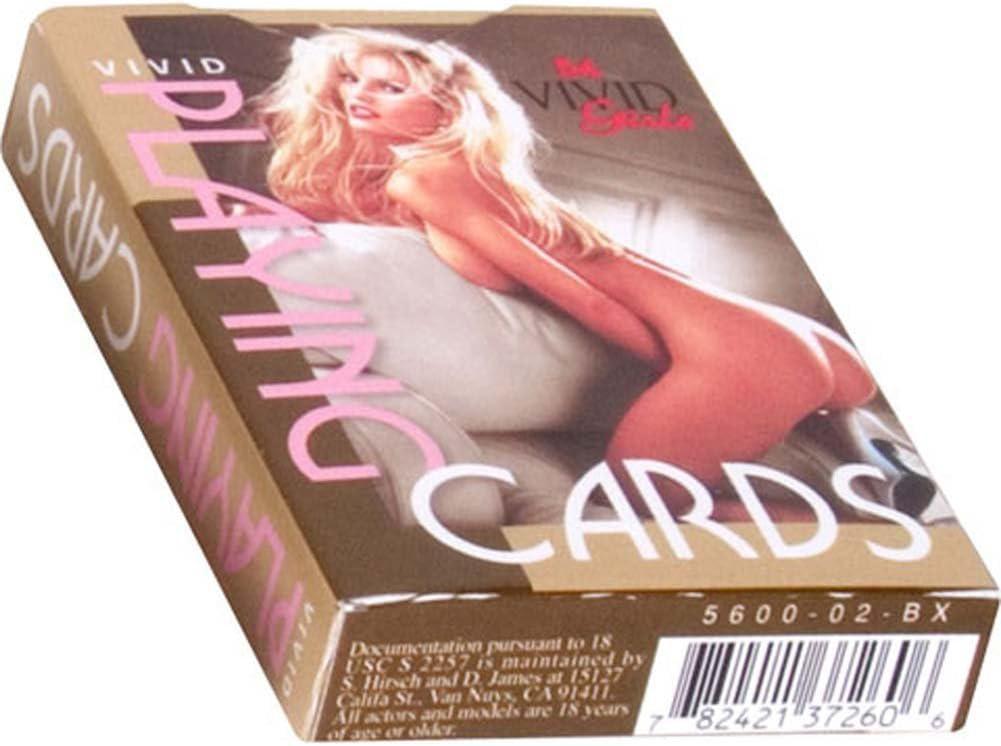 Vivid Girls Playing Cards