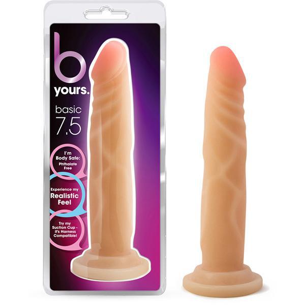 B Yours Basic 7.5" Dildo Natural - Temptations