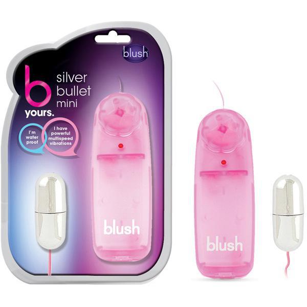 B Yours Silver Bullet Mini Frosted Pink Controller - Temptations