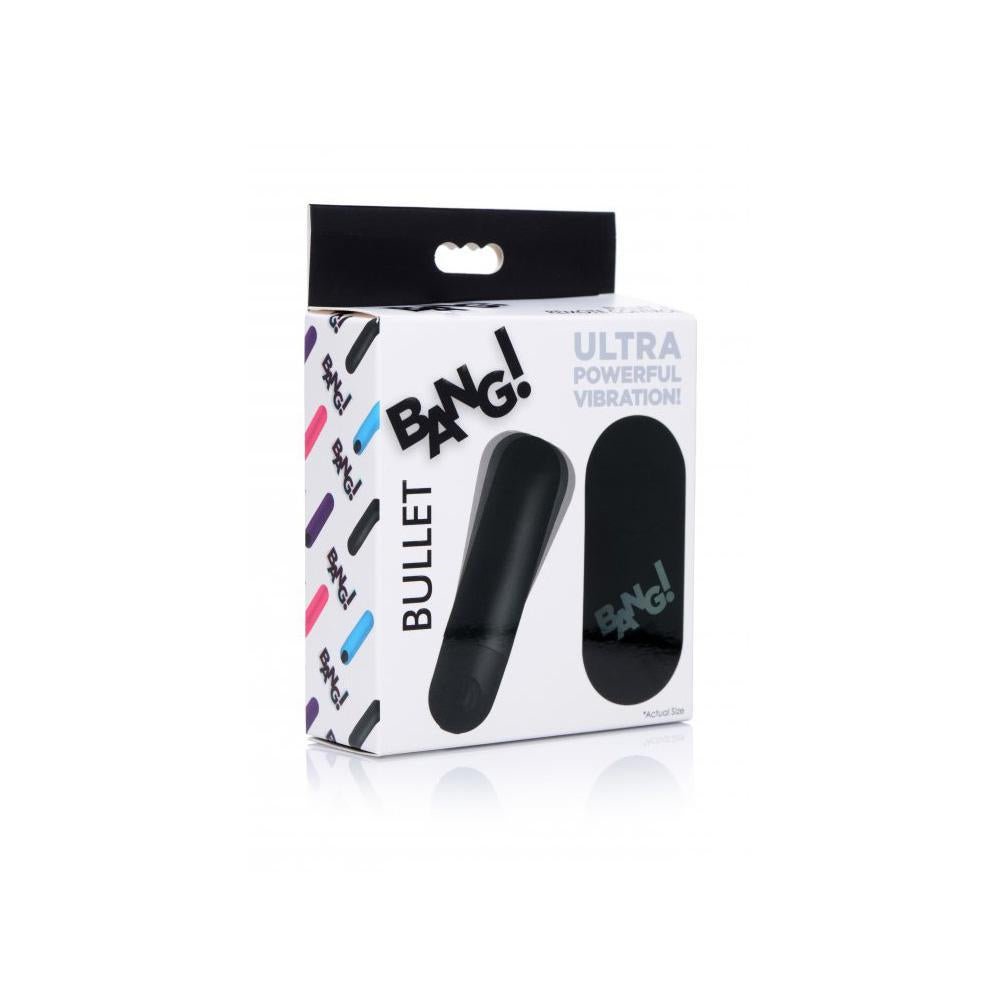Bang! Vibrating Bullet W/ Remote Control Black - Temptations