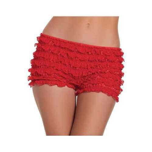 Be Wicked Ruffled Shorts Red / One Size - Temptations