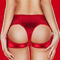 OUCH Exotic Vibrating Panty - Red