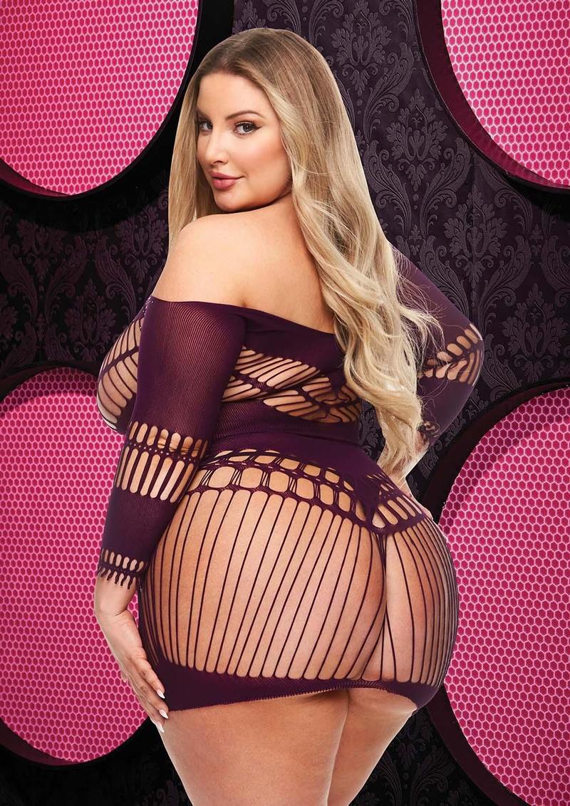 BLING BLING HALTER DRESS - PUR - Q - Temptations
