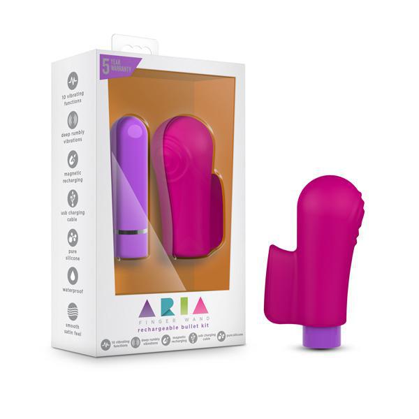 Blush Aria Finger Wand Fuchsia - Temptations