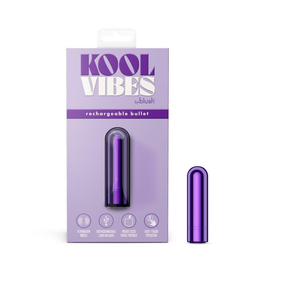 Blush Kool Vibes Rechargeable Mini Bullet Grape - Temptations