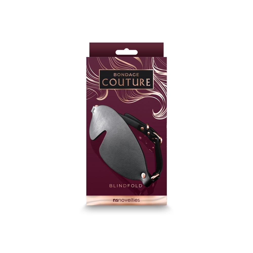 Bondage Couture Blind Fold Black - Temptations