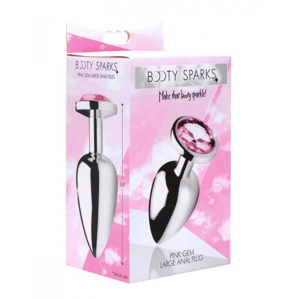 Booty Sparks Pink Gem - Large Anal Plug - Temptations