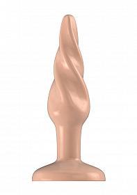 Buttplug - Rubber - 7 Inch - Model 5 - Flesh - Temptations